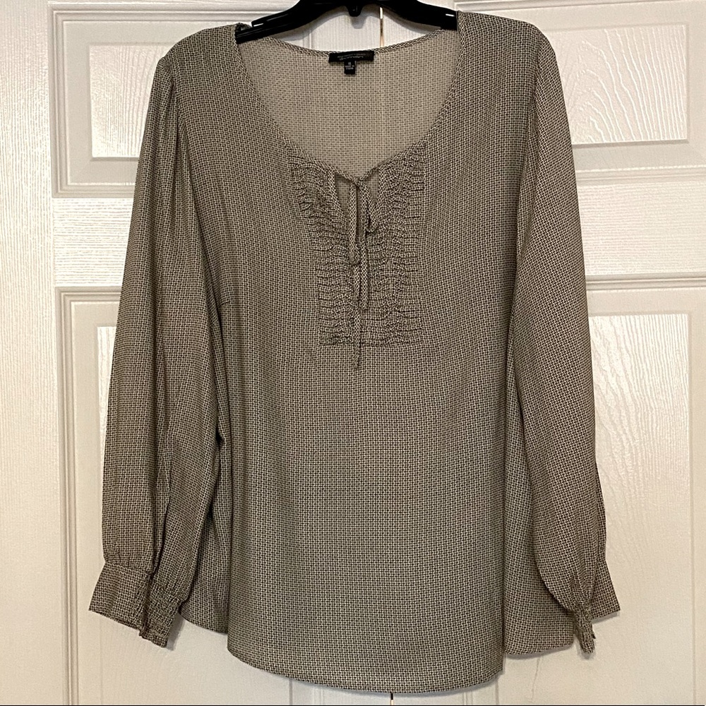 Spense Woman 1X rayon blouse slinky design CUTE